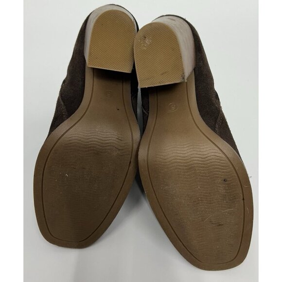 Steve Madden Women Brown Suede Leather Ankle Boot Bootie Size 6 Side Zip Riddock - Picture 7 of 8